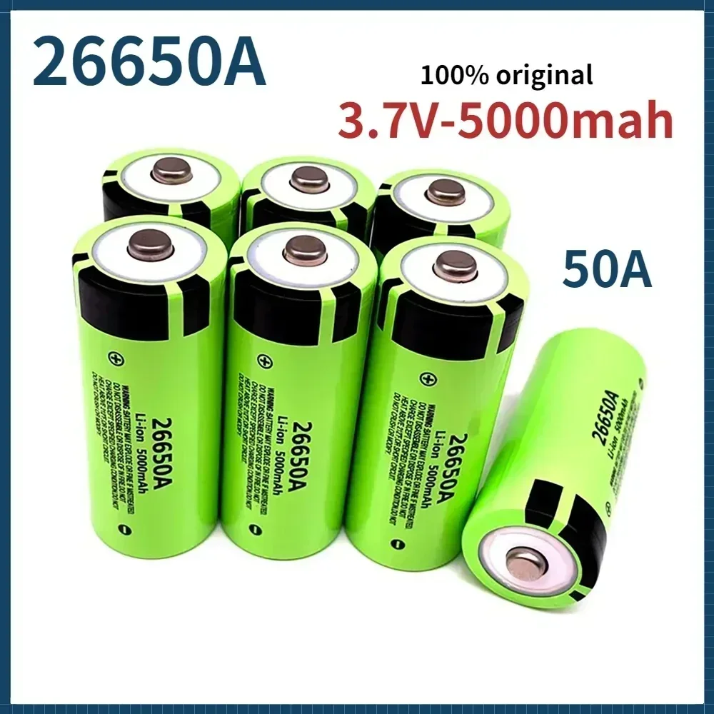2023 NEW 26650 3.7V 5000mAh 50A Power Lithium Ion Battery 26650A, Geeignet Für LED Taschenlampe
2023 NEW 26650 3.7V 5000mAh 50A Power Lithium Ion Battery 26650A, Geeignet Für LED Taschenlampe