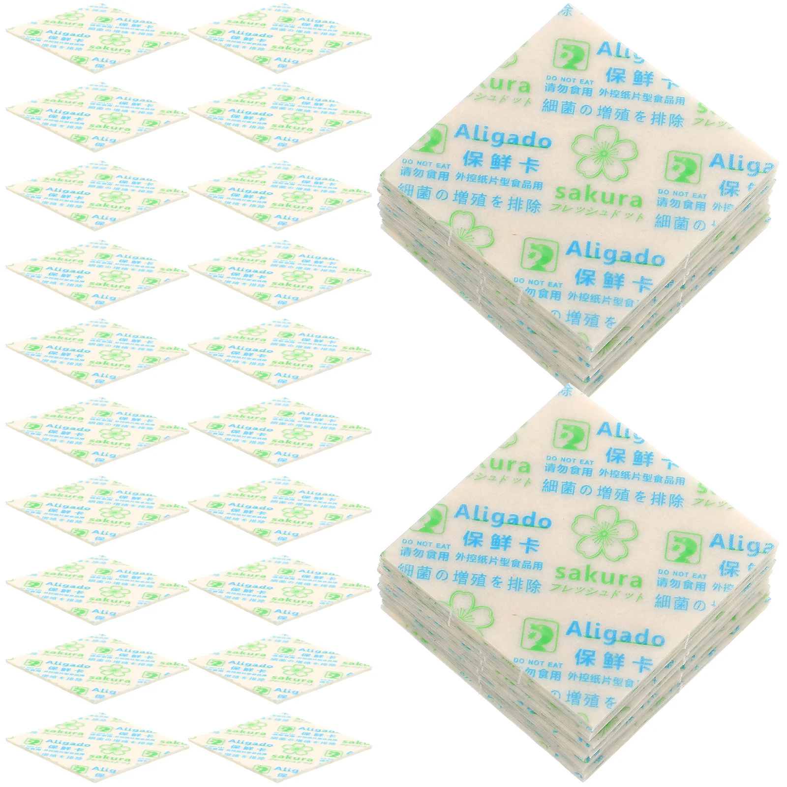 

200 Pcs Mid-Autumn Mooncake Egg Yolk Crisp Preservation Card Keep Fresh Cards Paper Food Freshener Wrapping