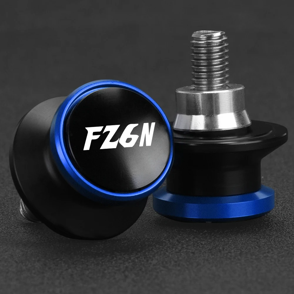 

For Yamaha FZ6N FZ6 N FZ6S 1997 1998 1999 2000 2001-2004 Swingarm Spools Slider Rear Swingarm Cover 6mm Stand Screws Paddock