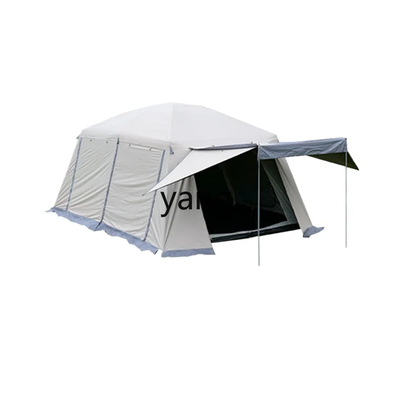 Yjq Vinyl Tent Outdoor Overnight Two-Bedroom One-Living Room Family Large Tent Canopy Two-in-One Rain-Proof
Yjq Vinyl Tent Outdoor Overnight Two-Bedroom One-Living Room Family Large Tent Canopy Two-in-One Rain-Proof