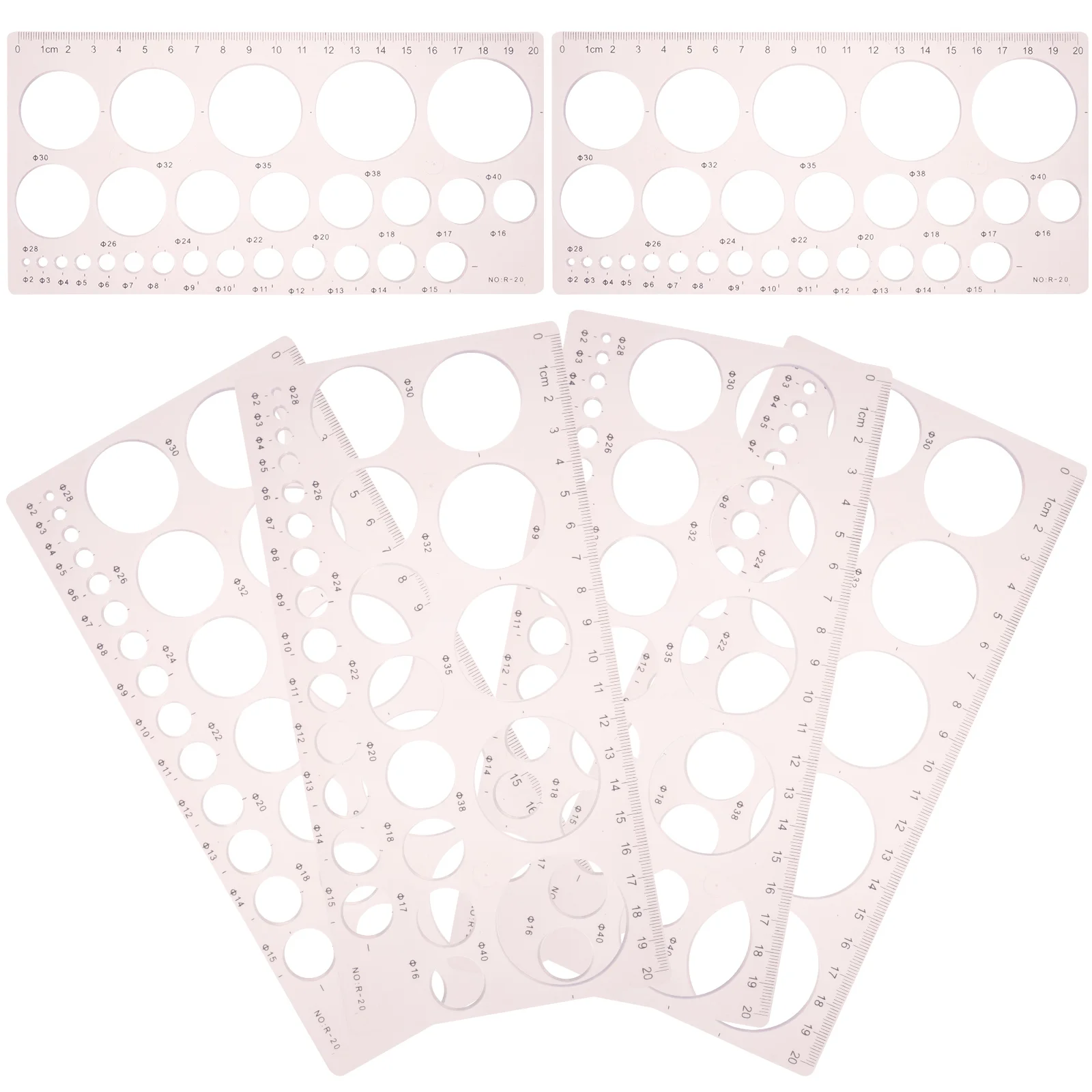 6 Pcs Round Hole Ruler Drawing Tools Students Template Stencils Supplies Geometric Plastic Rulers Measuring DIY
6 Pcs Round Hole Ruler Drawing Tools Students Template Stencils Supplies Geometric Plastic Rulers Measuring DIY