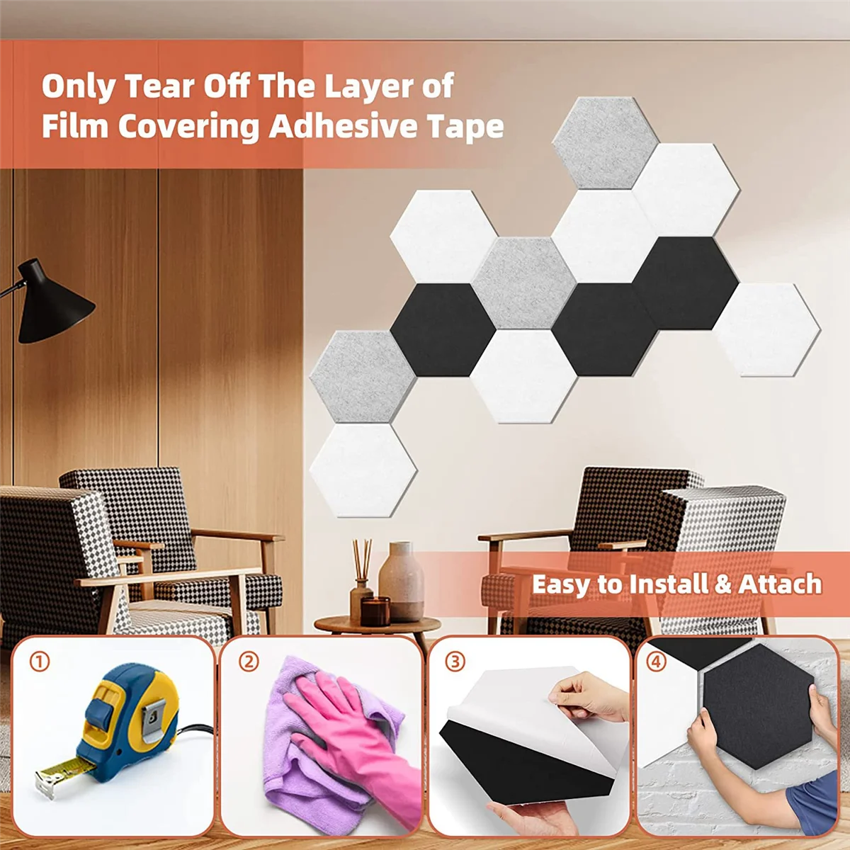 12 шт./упаковка, самоклеящиеся акустические панели
12 шт./упаковка, самоклеящиеся акустические панели