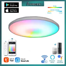 Tuya Wifi Smart Ceiling Light 36W RGB LED Ceiling lamp Wifi APP Voice Control With Alexa Lights For Living room decoration Bedro
Tuya Wifi Smart Ceiling Light 36W RGB LED Ceiling lamp Wifi APP Voice Control With Alexa Lights For Living room decoration Bedro
