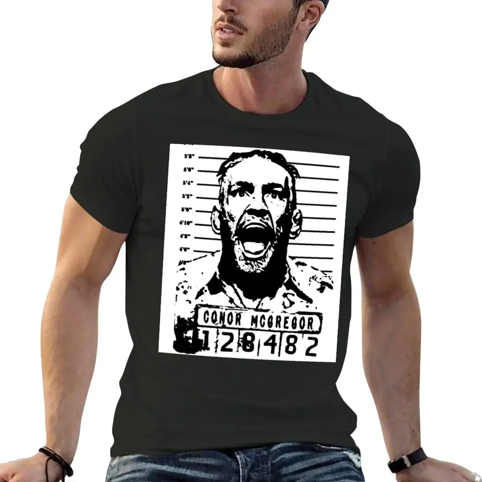 2024 spring and fall t shirt Conor McGregor Arrested Mugshot T-Shirt Aesthetic clothing customizeds pure cotton tops streetwear
2024 spring and fall t shirt Conor McGregor Arrested Mugshot T-Shirt Aesthetic clothing customizeds pure cotton tops streetwear