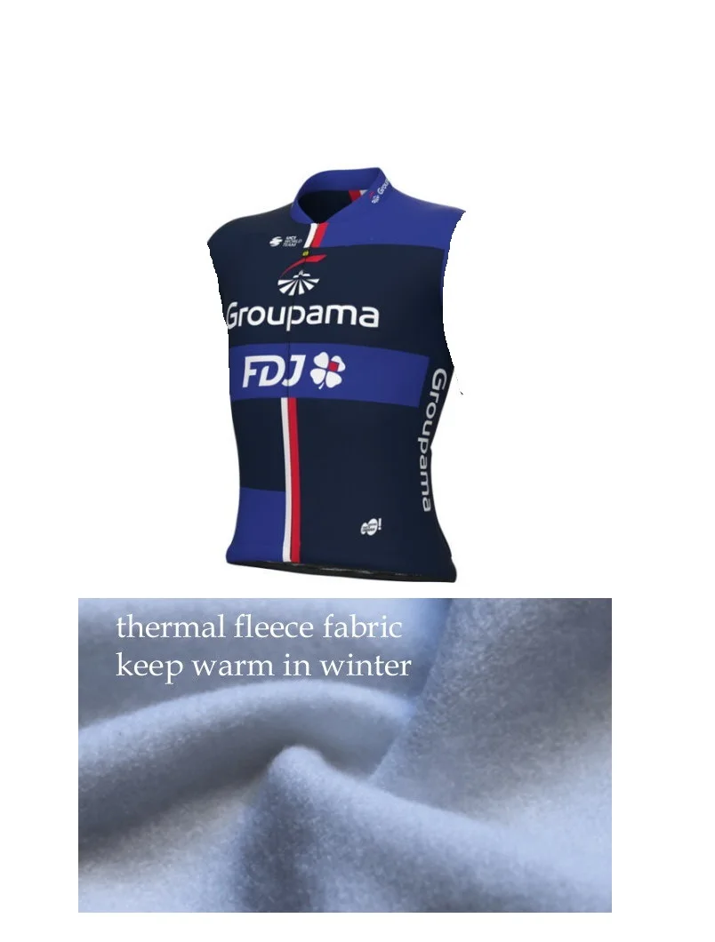 Зимний флисовый терможилет 2024 GROUPAMA FDJ TEAM голубой без рукавов для езды на велосипеде Mtb Одежда велосипед Maillot Ciclismo велосипедная одежда
Зимний флисовый терможилет 2024 GROUPAMA FDJ TEAM голубой без рукавов для езды на велосипеде Mtb Одежда велосипед Maillot Ciclismo велосипедная одежда