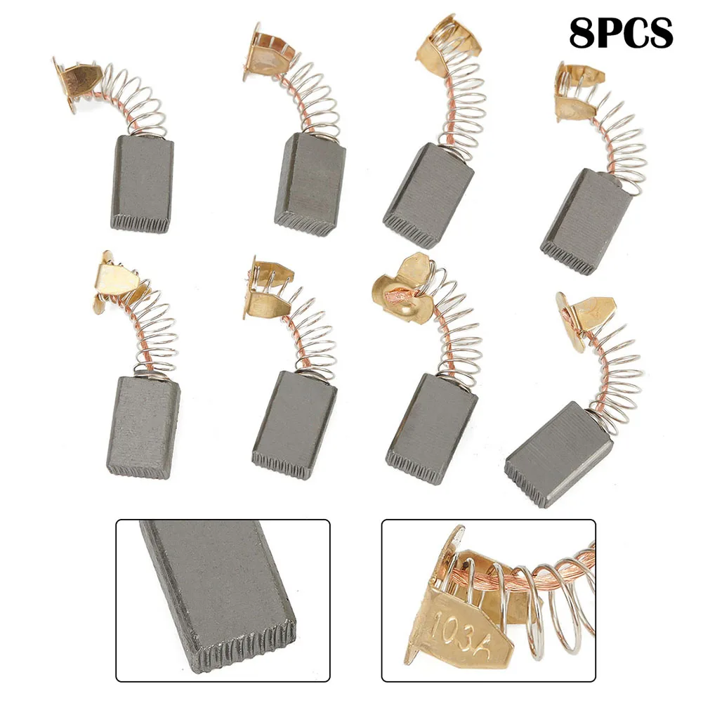 Drills Workshop Set 42mm 8Pcs Grinder Carbon Brush Motor Replacement Power Accessories Tools Electric Practical
Drills Workshop Set 42mm 8Pcs Grinder Carbon Brush Motor Replacement Power Accessories Tools Electric Practical