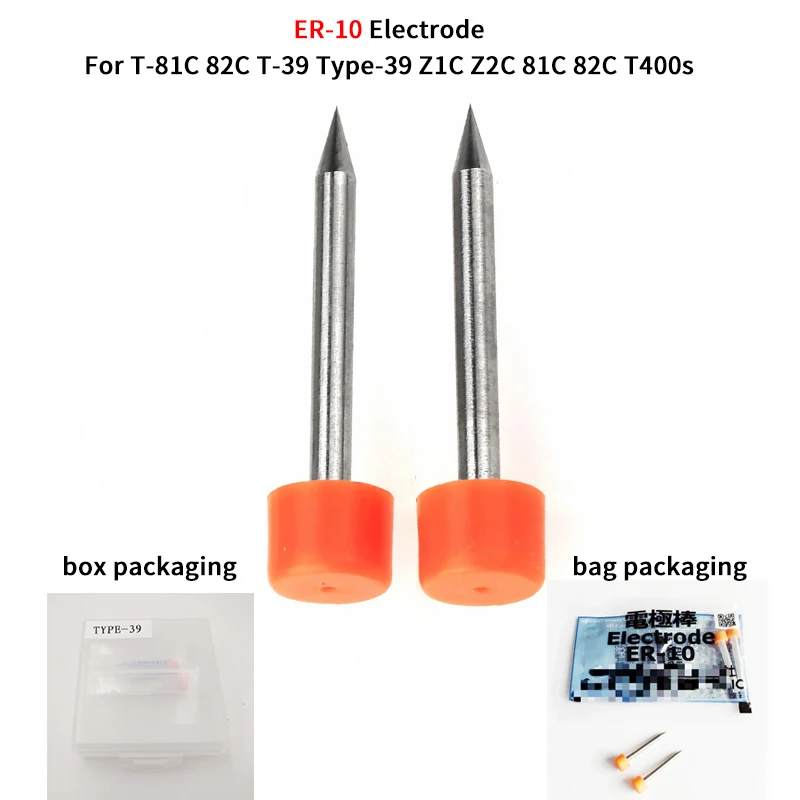 Fiber Fusion Splicer Electrode ER-10 Replacement electrodes T-81C, 82C, T-39, Type-39, Z1C, Z2C, 81C, 82C, T400s, Free Shipping
Fiber Fusion Splicer Electrode ER-10 Replacement electrodes T-81C, 82C, T-39, Type-39, Z1C, Z2C, 81C, 82C, T400s, Free Shipping