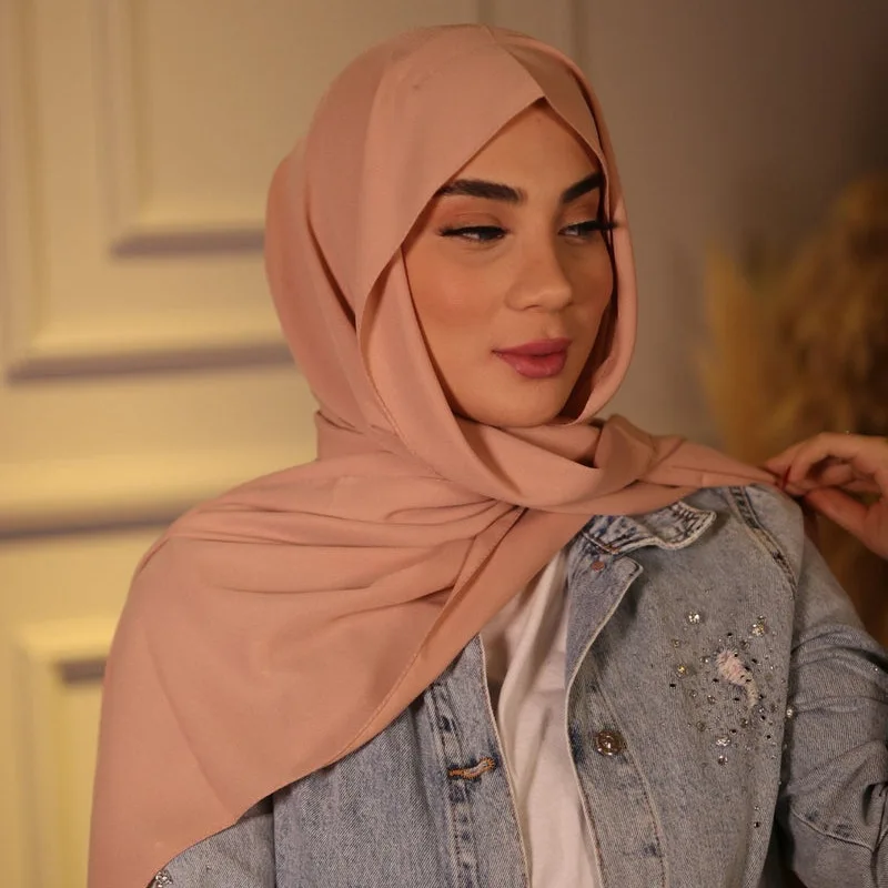 Fashion 2in1 Instant Hijab And Bonnet 1 Muslim Women Sumer Heavy Chiffon Shawl Stitching Elastic Inners Headwrap 1.8X0.7M
Fashion 2in1 Instant Hijab And Bonnet 1 Muslim Women Sumer Heavy Chiffon Shawl Stitching Elastic Inners Headwrap 1.8X0.7M