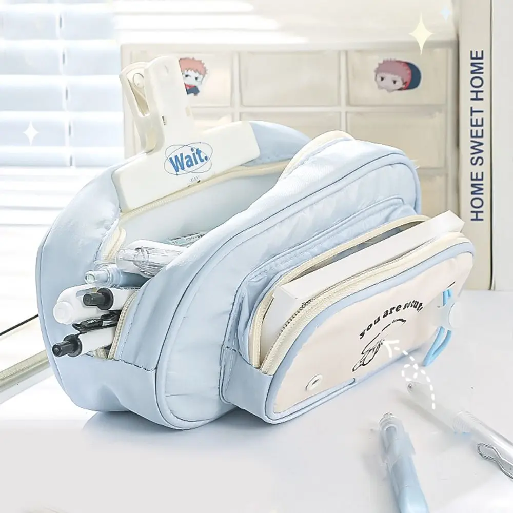 Desktop Organizer Aesthetic Pencil Bag Cosmetic Pouch Minimalism Pencil Holder Large Capacity Canvas Pen Pencil Cases
Desktop Organizer Aesthetic Pencil Bag Cosmetic Pouch Minimalism Pencil Holder Large Capacity Canvas Pen Pencil Cases