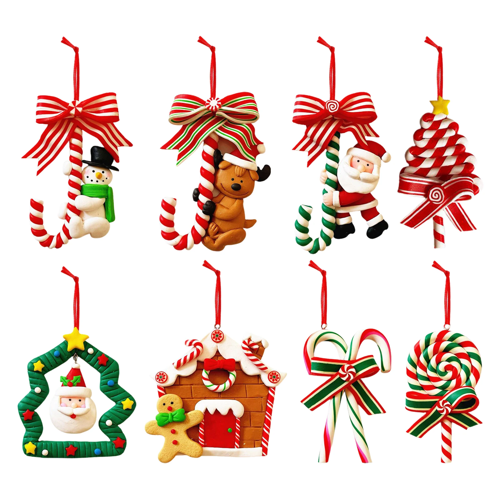 8Pcs Christmas Tree Pendants Christmas Decorations Polymer Clay Christmas Tree Hanging Ornament New Year 2024 Home Party Decor
8Pcs Christmas Tree Pendants Christmas Decorations Polymer Clay Christmas Tree Hanging Ornament New Year 2024 Home Party Decor