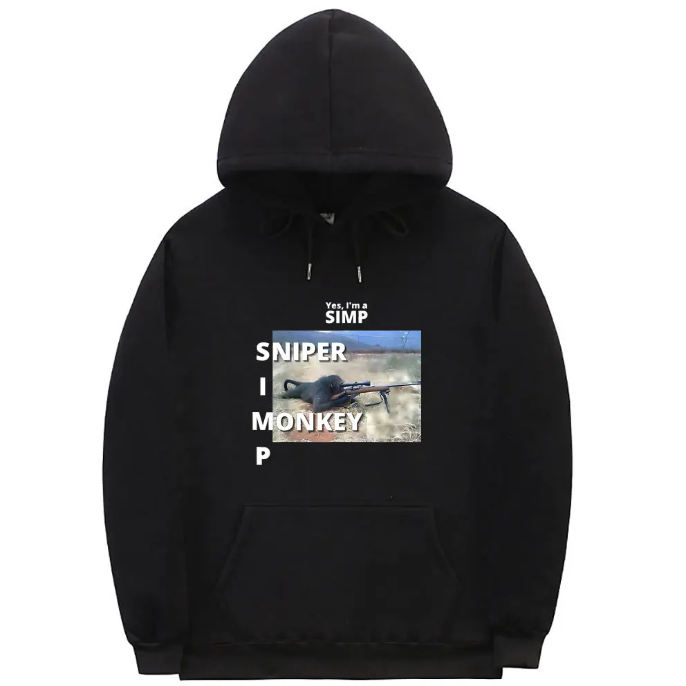 Funny Sniper Monkey Graphic Print Hoodie Men Women Fashion Oversized Streetwear Male Casual Fleece Cotton Long Sleeve Sweatshirt
Funny Sniper Monkey Graphic Print Hoodie Men Women Fashion Oversized Streetwear Male Casual Fleece Cotton Long Sleeve Sweatshirt