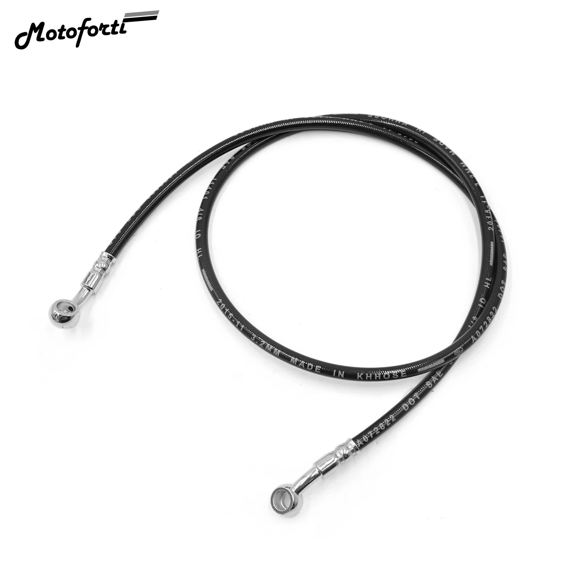 Motoforti Motorcycle Brake Oil Hose Fuel Tube Black 110cm Length Stainless Steel Rubber Brake Oil Hose Fuel Tube For Scooter 
Motoforti Motorcycle Brake Oil Hose Fuel Tube Black 110cm Length Stainless Steel Rubber Brake Oil Hose Fuel Tube For Scooter