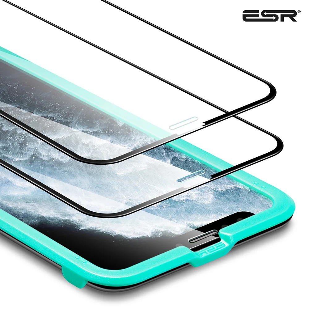 ESR 2pcs HD Curved Screen Protector for iPhone XS XR XS Max Full Coverage Protective Black Edge Film for iPhone 11 11 Pro Max
ESR 2pcs HD Curved Screen Protector for iPhone XS XR XS Max Full Coverage Protective Black Edge Film for iPhone 11 11 Pro Max