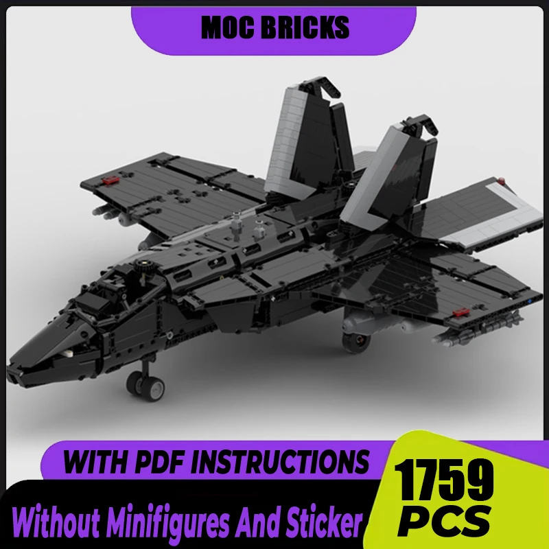 Конструктор Moc F35B, модульный конструктор в стиле милитари, Jet, современный истребитель, сборка «сделай сам», подарок на Рождество
Конструктор Moc F35B, модульный конструктор в стиле милитари, Jet, современный истребитель, сборка «сделай сам», подарок на Рождество