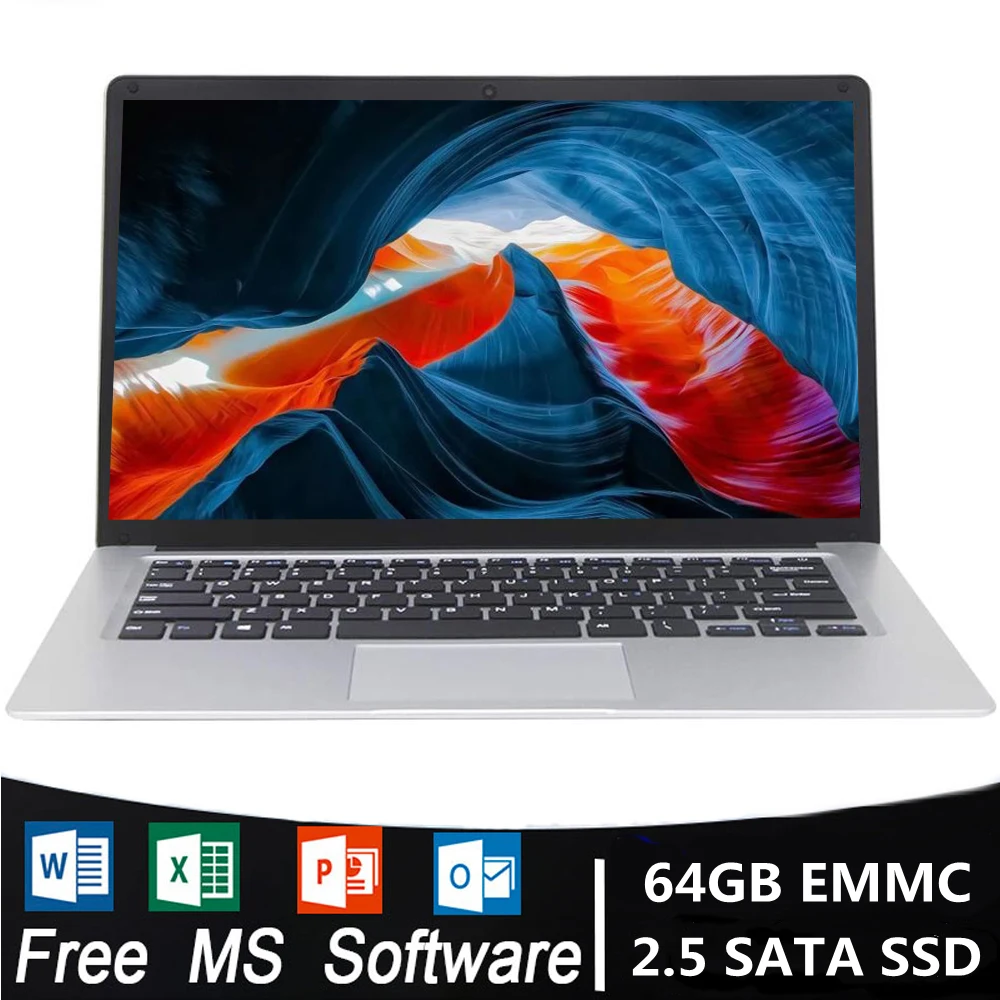 

14.1 Inch Intel Laptop Computer Ram 6GB Rom 64GB EMMC 128GB 256GB 512GB SSD Intel N3350 Notebook Windows 10 Laptops WIN10 Pro