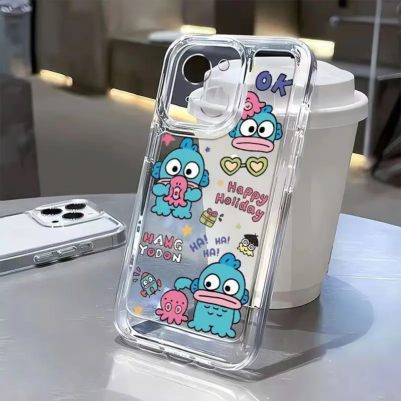 Sanrio Kawaii Hangyodon Iphone Case Cartoon Cute Anime Student Soft Rubber Fully Wrapped Transparent Decorate Portable Girl Gift
Sanrio Kawaii Hangyodon Iphone Case Cartoon Cute Anime Student Soft Rubber Fully Wrapped Transparent Decorate Portable Girl Gift