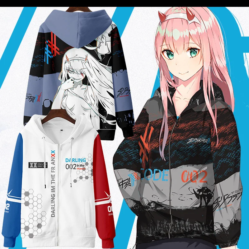 Darling in the franxx Sweater National Team 02 Anime Surrounding Velvet Zipper Coat Clothing COS
Darling in the franxx Sweater National Team 02 Anime Surrounding Velvet Zipper Coat Clothing COS