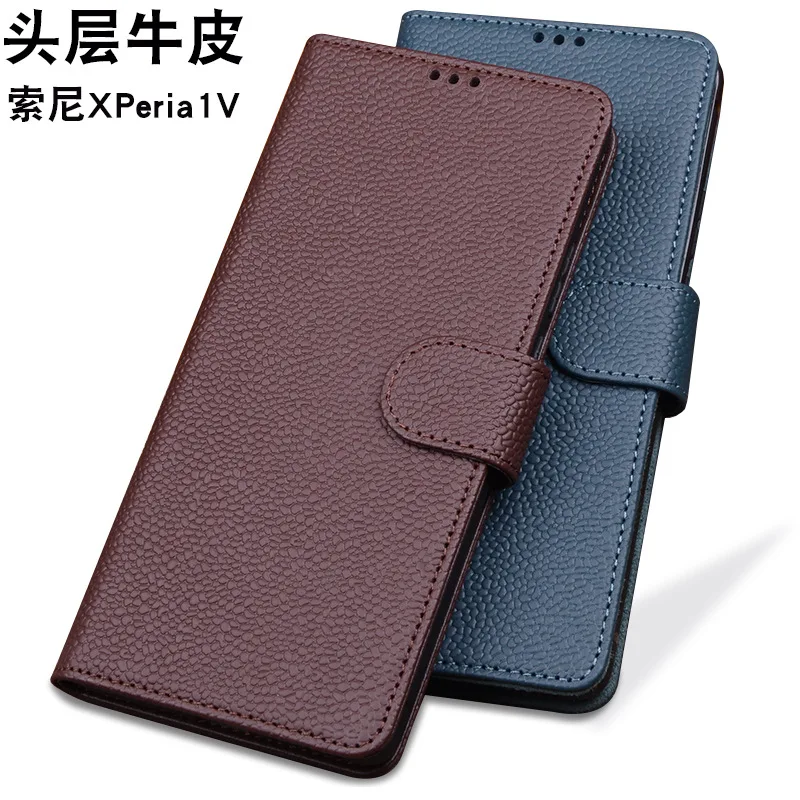Лидер продаж, Роскошные Флип-чехлы из натуральной кожи для телефона Sony Xperia 1 V Pro-i, кожаный чехол для телефона, противоударный
Лидер продаж, Роскошные Флип-чехлы из натуральной кожи для телефона Sony Xperia 1 V Pro-i, кожаный чехол для телефона, противоударный