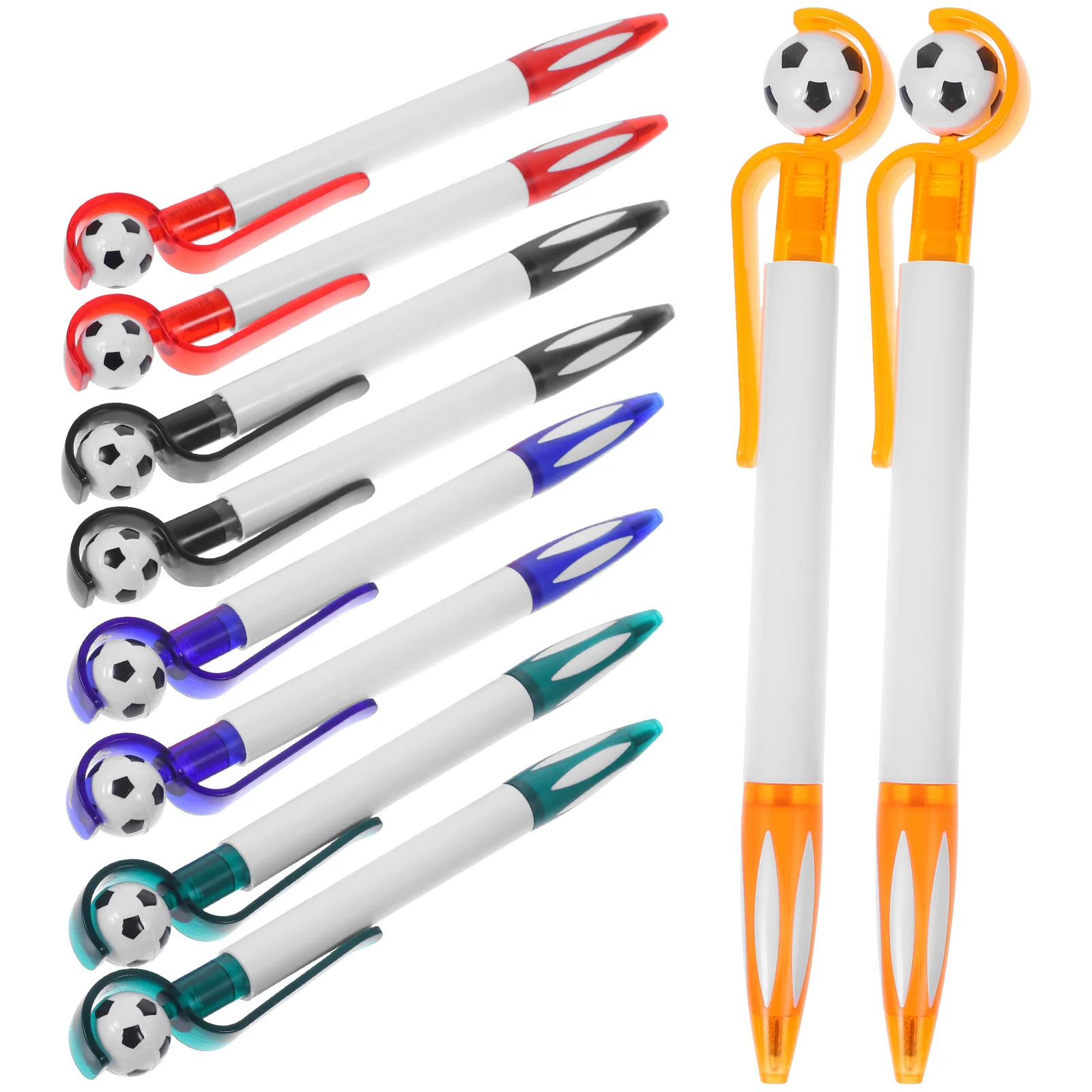 

10 Pcs Football Ballpoint Pen School Pens Cartoon Stationery Soccer Balls Party Favors for Teens Adorable Writing Bulk Shape