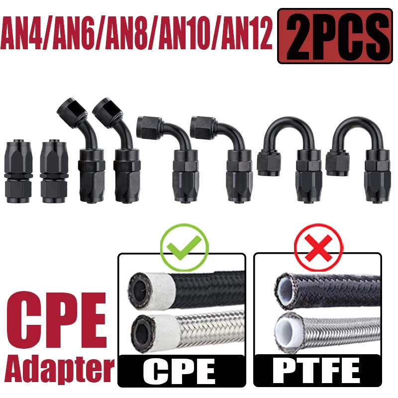 2X 4AN 6AN 8AN 10AN 12AN прямой 45 90 180 градусов поворотный конец шланга, фитинги, адаптер для кабеля шланга для масла, топлива, газовой трубки
2X 4AN 6AN 8AN 10AN 12AN прямой 45 90 180 градусов поворотный конец шланга, фитинги, адаптер для кабеля шланга для масла, топлива, газовой трубки