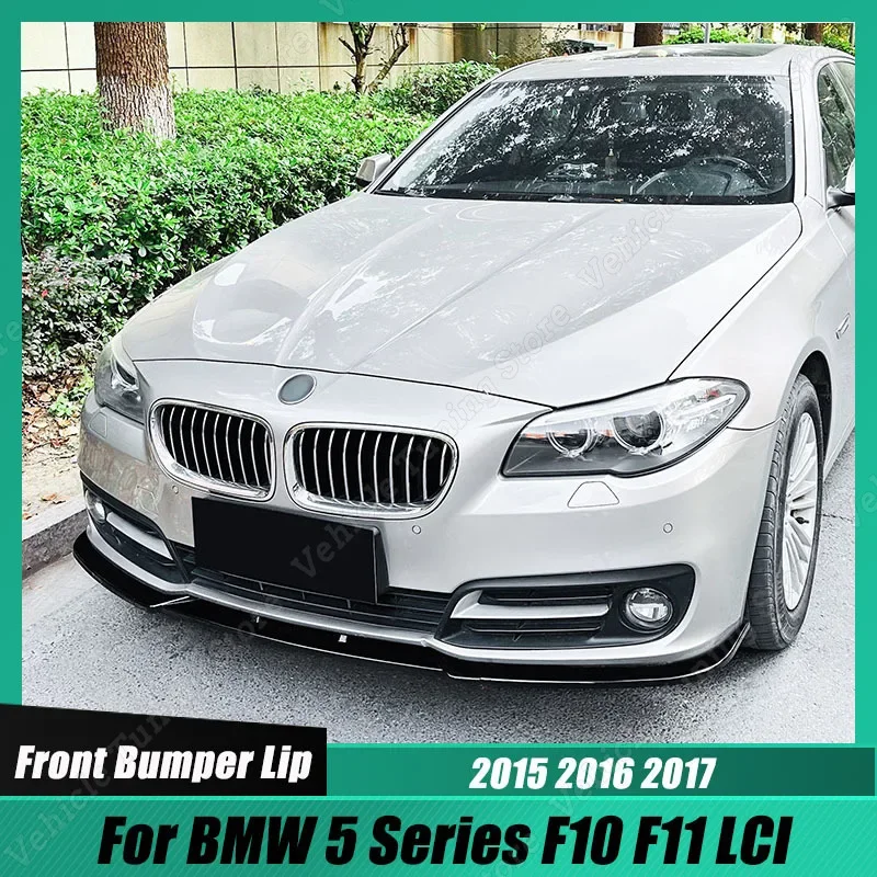 For BMW 5 Series F10 F11 LCI 2015-2017 Front Bumper Splitter Lip Diffuser BodyKits Spoiler Guard Retrofit Tuning Gloss Black ABS
For BMW 5 Series F10 F11 LCI 2015-2017 Front Bumper Splitter Lip Diffuser BodyKits Spoiler Guard Retrofit Tuning Gloss Black ABS