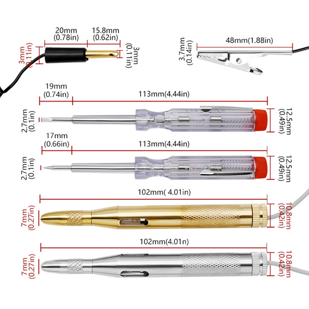 Car Voltage Detector Pen Non-Contact Adjustable DC Voltage Backlight Tester Car Fault Maintenance Voltage Circuit Test Pen
Car Voltage Detector Pen Non-Contact Adjustable DC Voltage Backlight Tester Car Fault Maintenance Voltage Circuit Test Pen