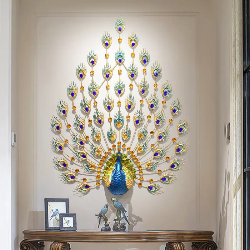 Peacock Wall Decoration European Living Room Bedroom Background Wall Hanging Porch Creative Three-dimensional Hanging Decoration
Peacock Wall Decoration European Living Room Bedroom Background Wall Hanging Porch Creative Three-dimensional Hanging Decoration