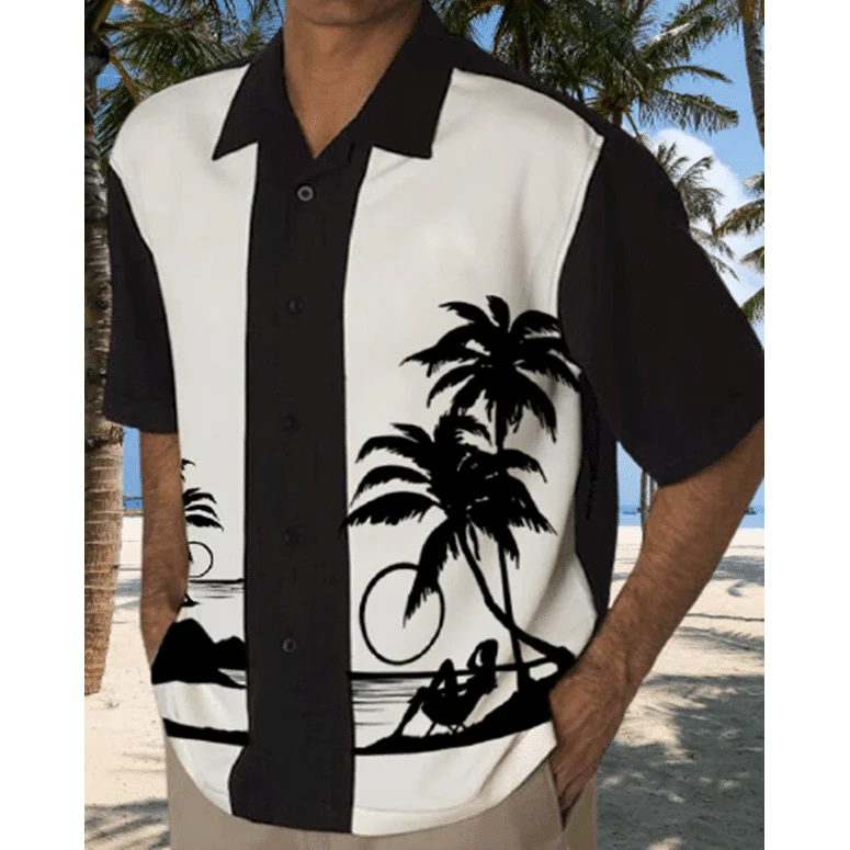 Simple Coconut Palm Print Short Sleeves vacation-shirt M4
Simple Coconut Palm Print Short Sleeves vacation-shirt M4