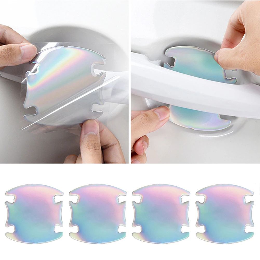4Pcs Colorful Car Door Sticker PVC Scratches Resistant Cover Auto Handle Protection Film Exterior Styling Accessories
4Pcs Colorful Car Door Sticker PVC Scratches Resistant Cover Auto Handle Protection Film Exterior Styling Accessories