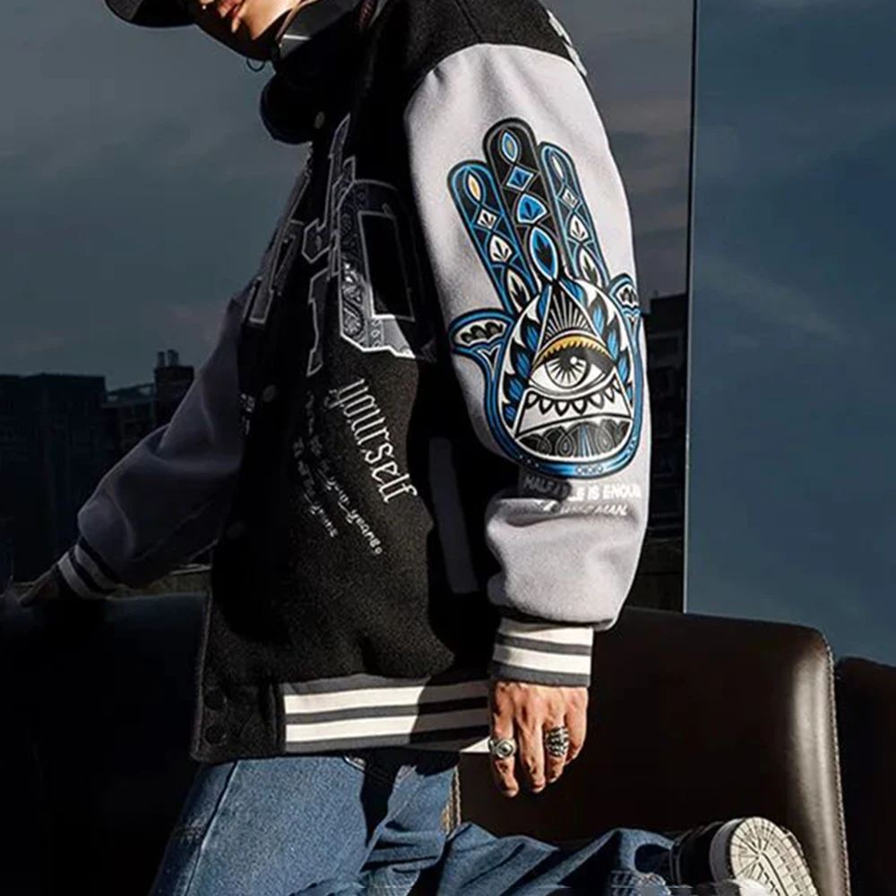 2024 New Mens Jacket Autumn And Winter Tatoo Graffiti Racing Baseball Suit Casual American Loose High Street Y2k Jacket
2024 New Mens Jacket Autumn And Winter Tatoo Graffiti Racing Baseball Suit Casual American Loose High Street Y2k Jacket