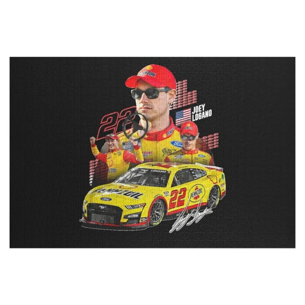 

NEW Joey Logano NEXT GEN MUSTANG 2022 Jigsaw Puzzle Personalized Name Custom Gift Puzzle