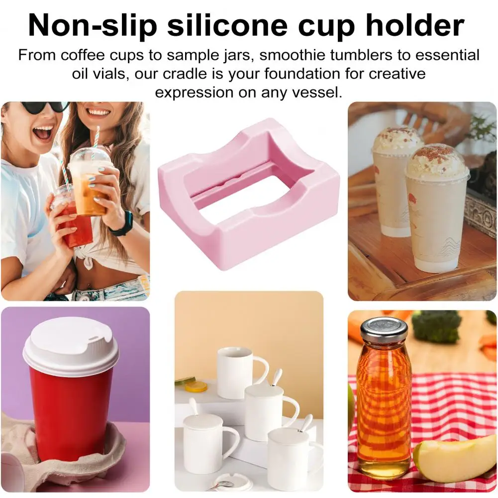 Felt-edged Scraper Cup Holder Crafters' Essential Silicone Cup Holder Kit with Hidden Scraper Slot Felt Edge Squeegee for Vinyl
Felt-edged Scraper Cup Holder Crafters' Essential Silicone Cup Holder Kit with Hidden Scraper Slot Felt Edge Squeegee for Vinyl