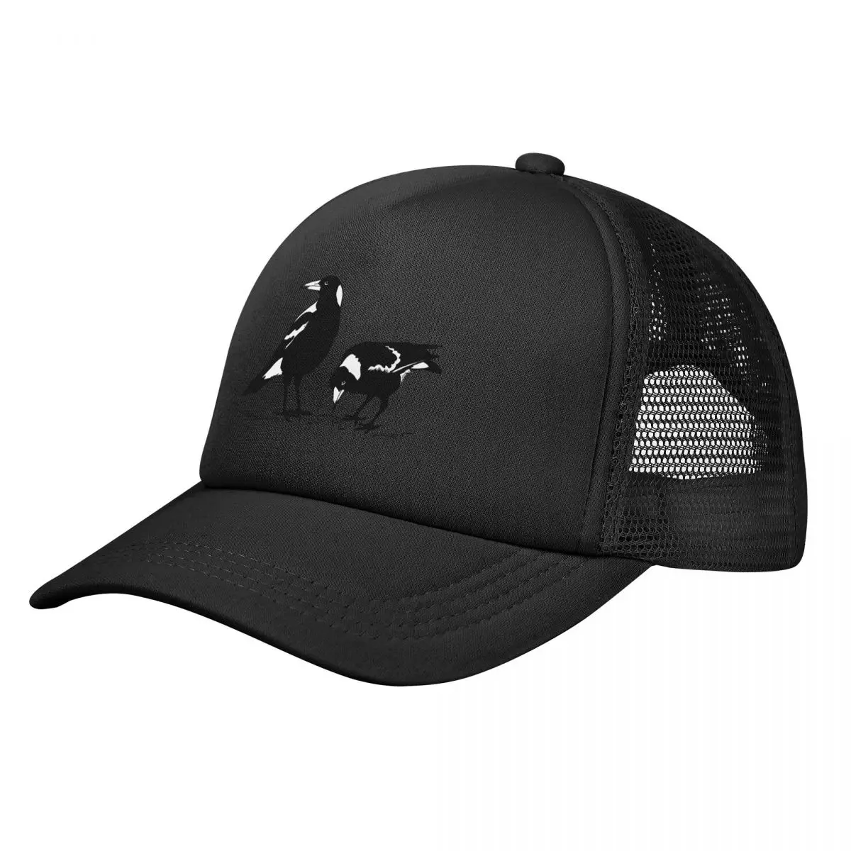 

MAGPIES - australian magpie graphic art t-shirt Baseball Cap Luxury Cap black Golf Hat Luxury Brand Girl Men's