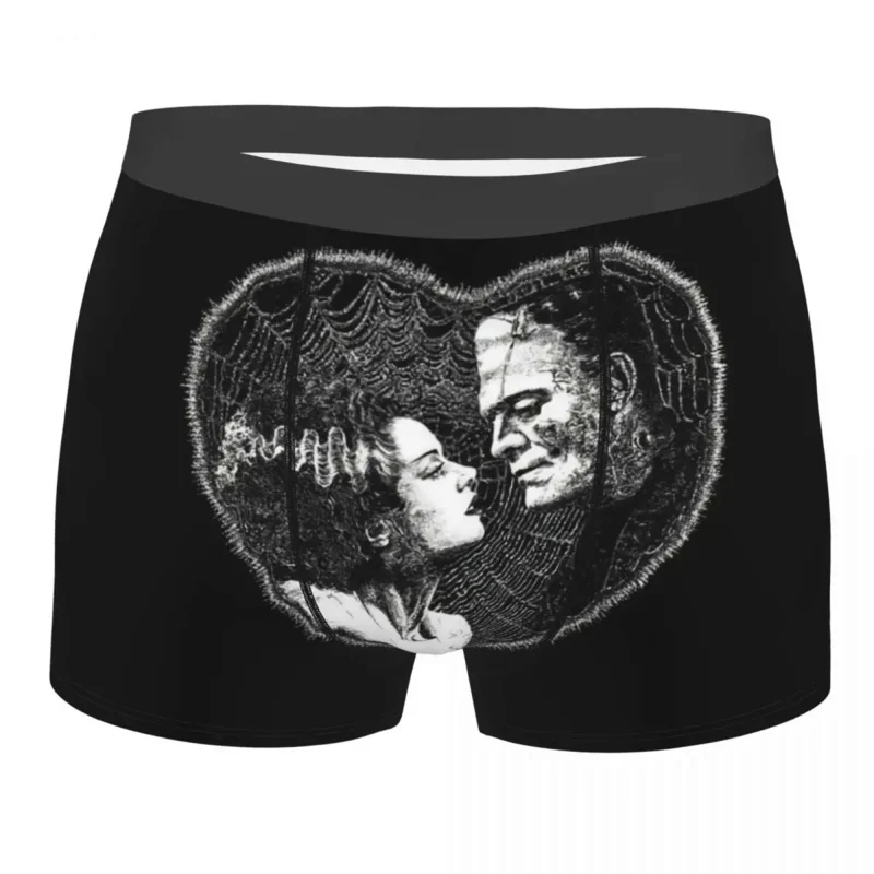 

Custom Horror Film Bride Of Frankenstein Boxers Shorts Men's Halloween Horror Movie Briefs Underwear Novelty Underpants