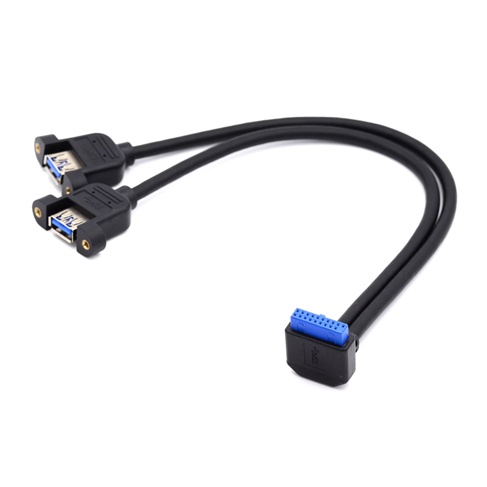 5 Гбит/с USB 3,0 с двумя портами «мама» на контактный разъем с винтовым замком и панельным креплением, Угловой кабель 32 см
5 Гбит/с USB 3,0 с двумя портами «мама» на контактный разъем с винтовым замком и панельным креплением, Угловой кабель 32 см