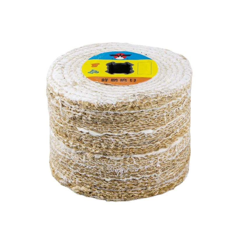 Cross-core Sisal cloth wire drawing wheel For Burnisher for Stainless Steel Copper Alunimum Metal Mirror Polishing
Cross-core Sisal cloth wire drawing wheel For Burnisher for Stainless Steel Copper Alunimum Metal Mirror Polishing