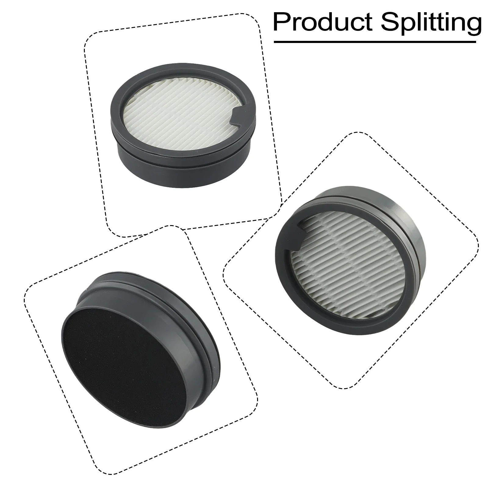 Vacuum Filter Filter Household Supplies 1pc Accessories Black Color Part Replacement Vacuum Cleaner Parts Durable
Vacuum Filter Filter Household Supplies 1pc Accessories Black Color Part Replacement Vacuum Cleaner Parts Durable