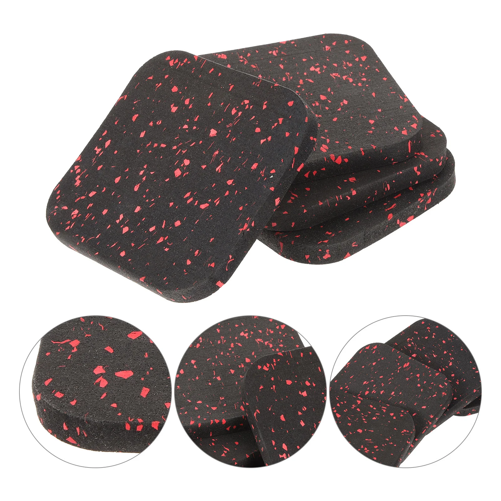 4 Pcs Non-slip Sound Insulation Mat Fitness Area Rugs Workout Pads for Floor Rubber Gym
4 Pcs Non-slip Sound Insulation Mat Fitness Area Rugs Workout Pads for Floor Rubber Gym