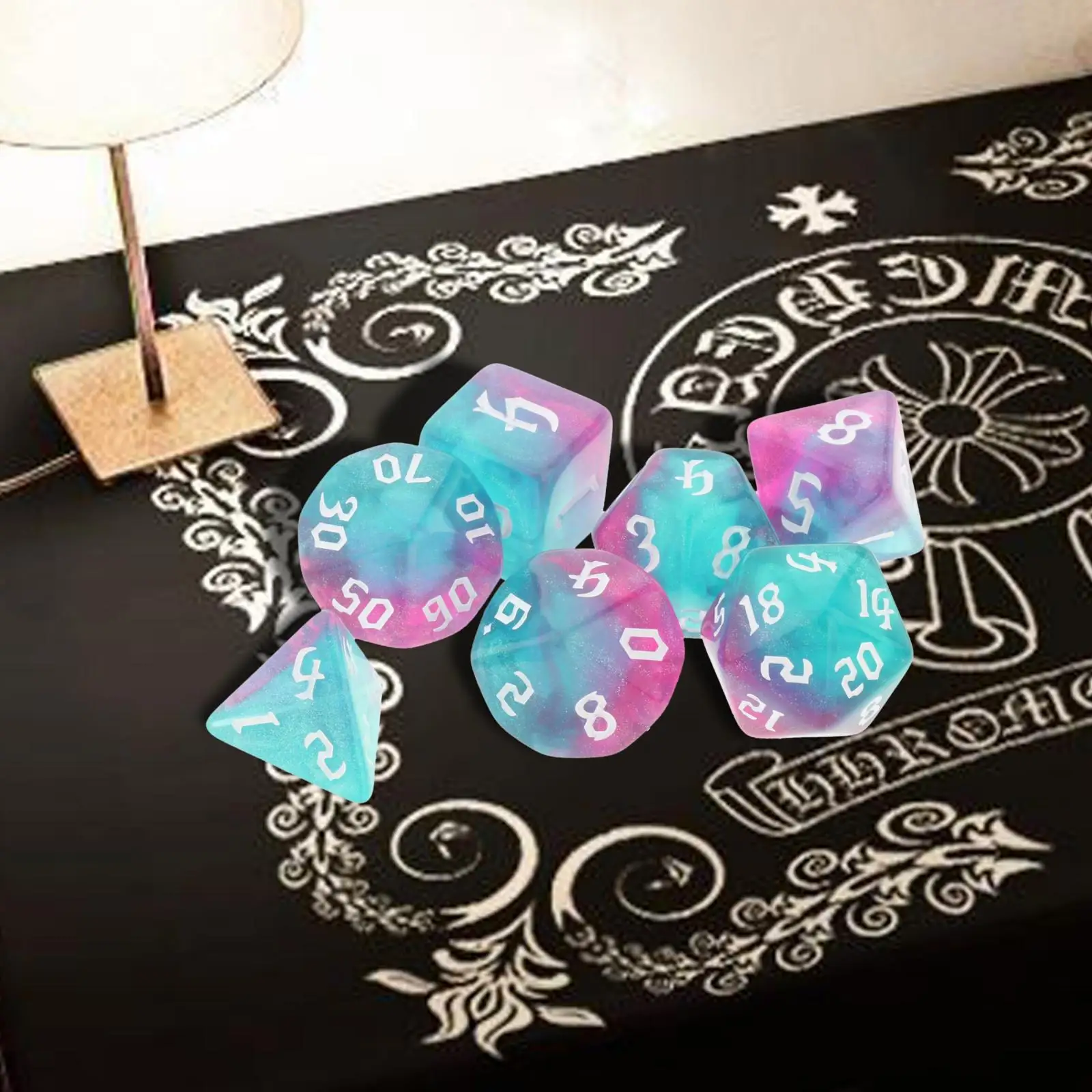 7 шт. Многосторонние кости, многогранные кости, набор игральных костей, настольные игры, технические реквизиты 
7 шт. Многосторонние кости, многогранные кости, набор игральных костей, настольные игры, технические реквизиты