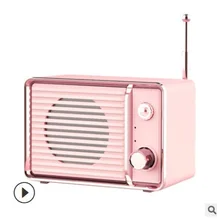 Retro mini Bluetooth-compatible 5.0 Speaker Portable Wireless Loudspeaker Sound System Stereo Music Surround Subwoofer TF AUX
Retro mini Bluetooth-compatible 5.0 Speaker Portable Wireless Loudspeaker Sound System Stereo Music Surround Subwoofer TF AUX