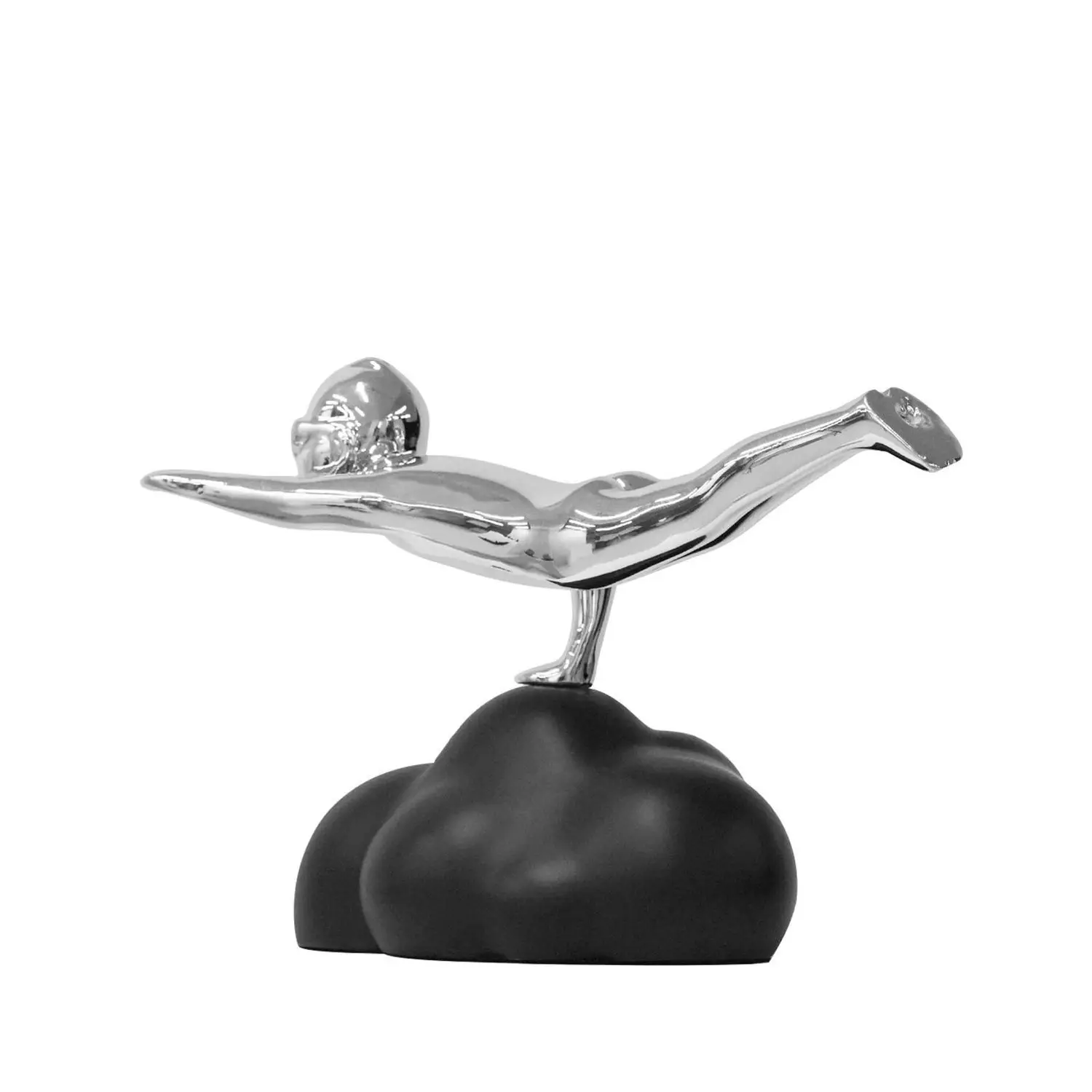 Modern Simple Silver Black Fun Cloud Pilot Resin Sculpture Artwork Model Room Figurines Ornaments Home Bookcase Decoration Craft
Modern Simple Silver Black Fun Cloud Pilot Resin Sculpture Artwork Model Room Figurines Ornaments Home Bookcase Decoration Craft
