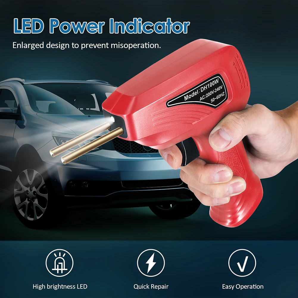 EU/US/UK Hot Stapler Plastic Welding Machine Bumper Repair Kit Soldering Iron For Plastic Repair Car Bumper Repair Welding Gun
EU/US/UK Hot Stapler Plastic Welding Machine Bumper Repair Kit Soldering Iron For Plastic Repair Car Bumper Repair Welding Gun