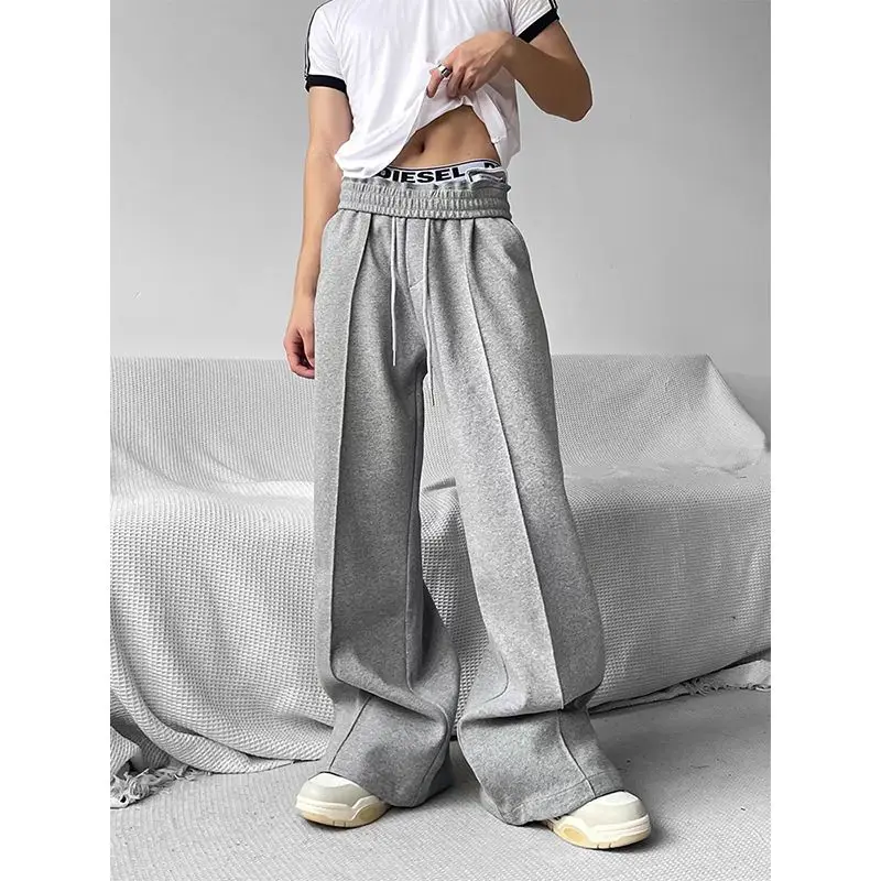 HOUZHOU Wide Leg Sweatpants Men Oversize Gray Sports Pants Sportswear Casual Trousers Male Loose Korean Streetwear Hip Hop
HOUZHOU Wide Leg Sweatpants Men Oversize Gray Sports Pants Sportswear Casual Trousers Male Loose Korean Streetwear Hip Hop