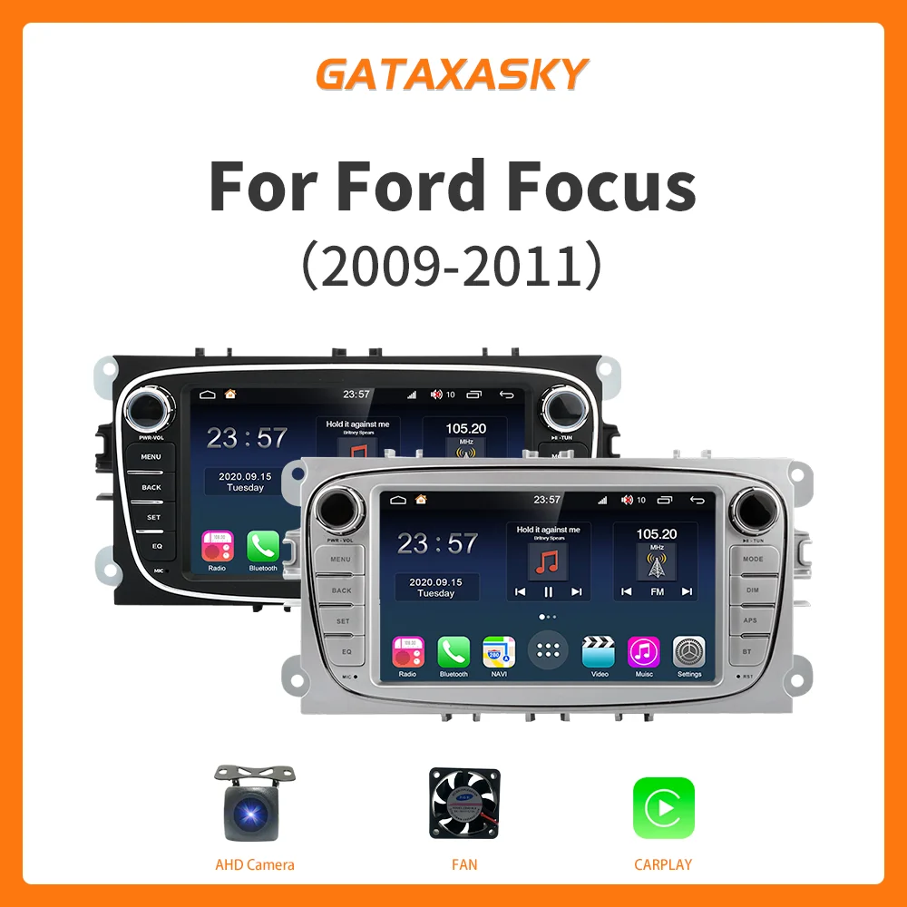 Автомагнитола GATAXASKY для Ford Focus 2 S-Max Mondeo Galaxy C-Max 7 '', мультимедийный плеер для Carplay, Android, радио, навигация
Автомагнитола GATAXASKY для Ford Focus 2 S-Max Mondeo Galaxy C-Max 7 '', мультимедийный плеер для Carplay, Android, радио, навигация