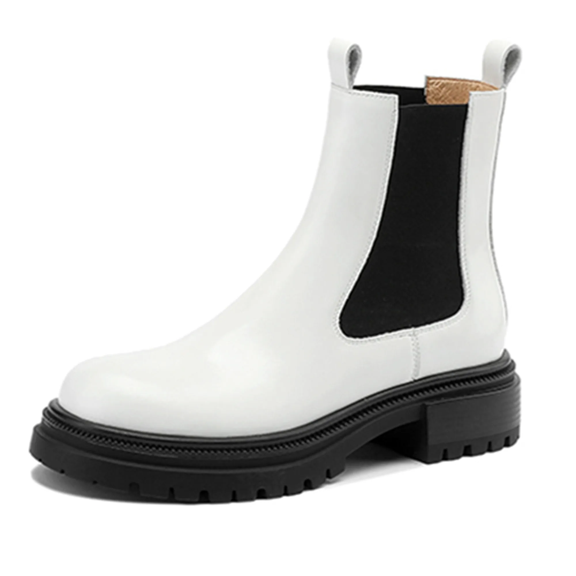 Autumn Winter Women Ankle Boots Concise Sewing Platforms Thick Heels Casual Shoes Woman Genuine Leather Western Boots
Autumn Winter Women Ankle Boots Concise Sewing Platforms Thick Heels Casual Shoes Woman Genuine Leather Western Boots