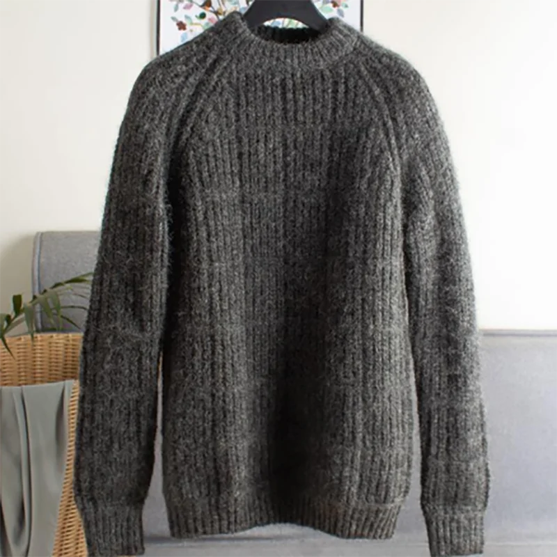 Autumn Winter Men O-Neck Knit Sweater Vintage Fashion Korean Casual High Quality Sweater 2023 Male Thick Warm Pullover Sweater
Autumn Winter Men O-Neck Knit Sweater Vintage Fashion Korean Casual High Quality Sweater 2023 Male Thick Warm Pullover Sweater