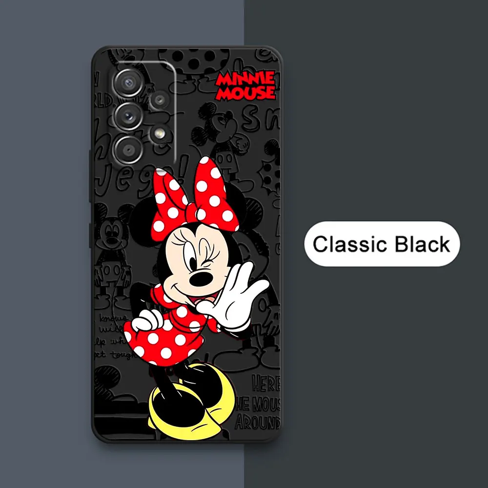 Minnie Mickey Mouse Disneys A56 Case For Samsung Galaxy A55 A54 A53 A36 A35 A34 A52 A72 A32 A51 A26 A56 5G Silicone Phone Cover Minnie Mickey Mouse Disneys A56 Case For Samsung Galaxy A55 A54 A53 A36 A35 A34 A52 A72 A32 A51 A26 A56 5G Silicone Phone Cover