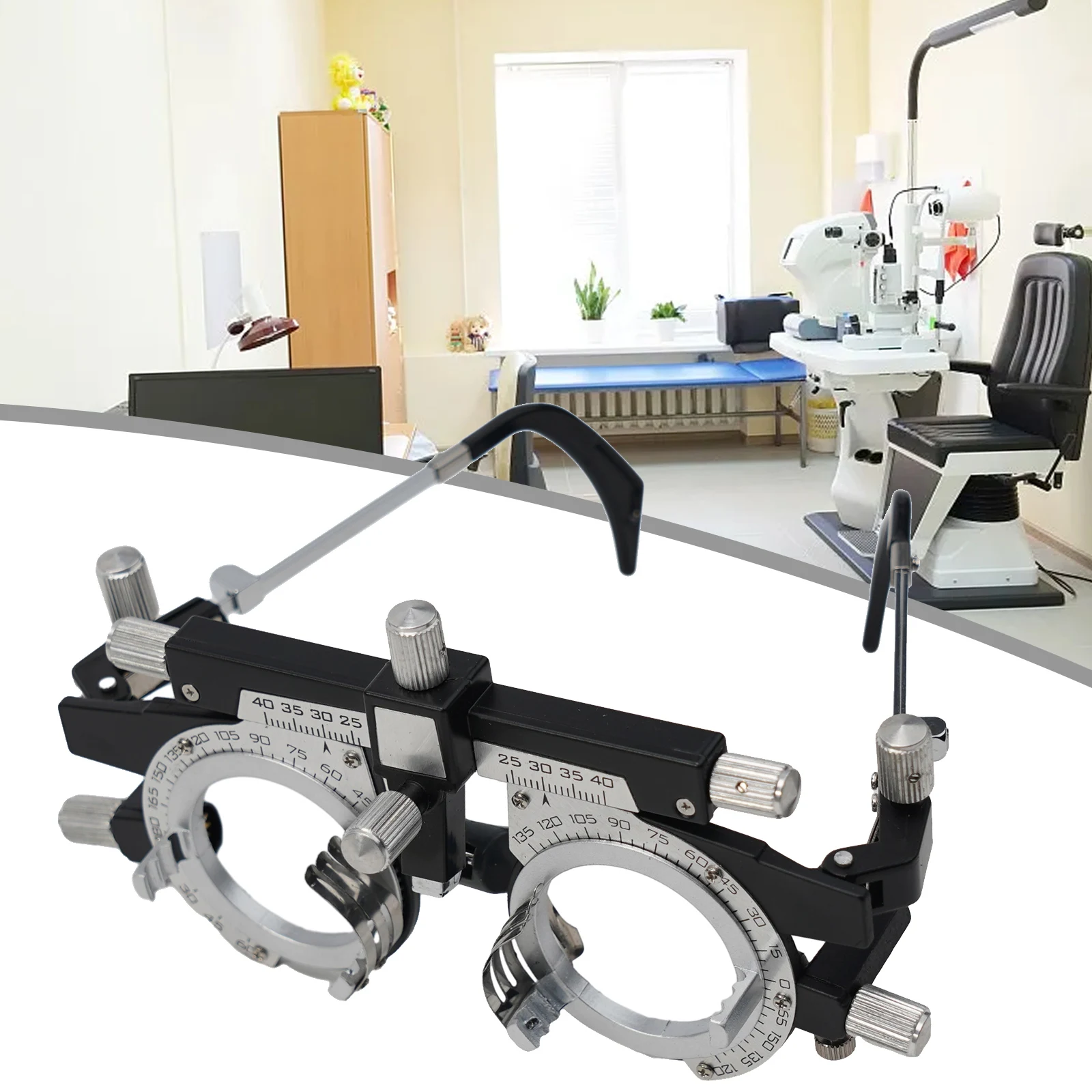 Lightweight Metal Or Plastic Trial Frame Trial Frame Adjustable Number Of Lenses 15.50*6.00*3.50cm Durable New
Lightweight Metal Or Plastic Trial Frame Trial Frame Adjustable Number Of Lenses 15.50*6.00*3.50cm Durable New