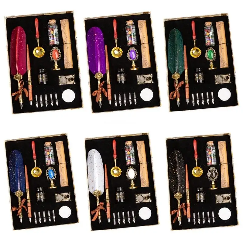Exquisite Dip Pen Set Wax Set 5Pcs Replacement Nibs for Party Invitations Dropship
Exquisite Dip Pen Set Wax Set 5Pcs Replacement Nibs for Party Invitations Dropship