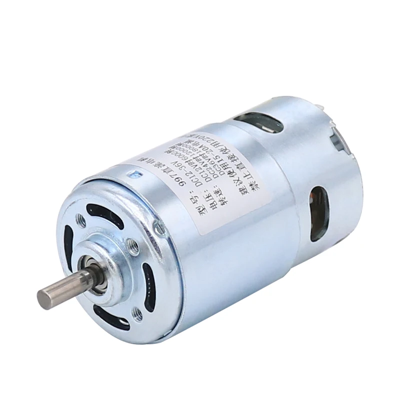 997 Strong DC Motor 12-24V High-speed 36V Motor Mute Double Bearing Lathe Buddha Bead Table Saw Drill 775
997 Strong DC Motor 12-24V High-speed 36V Motor Mute Double Bearing Lathe Buddha Bead Table Saw Drill 775